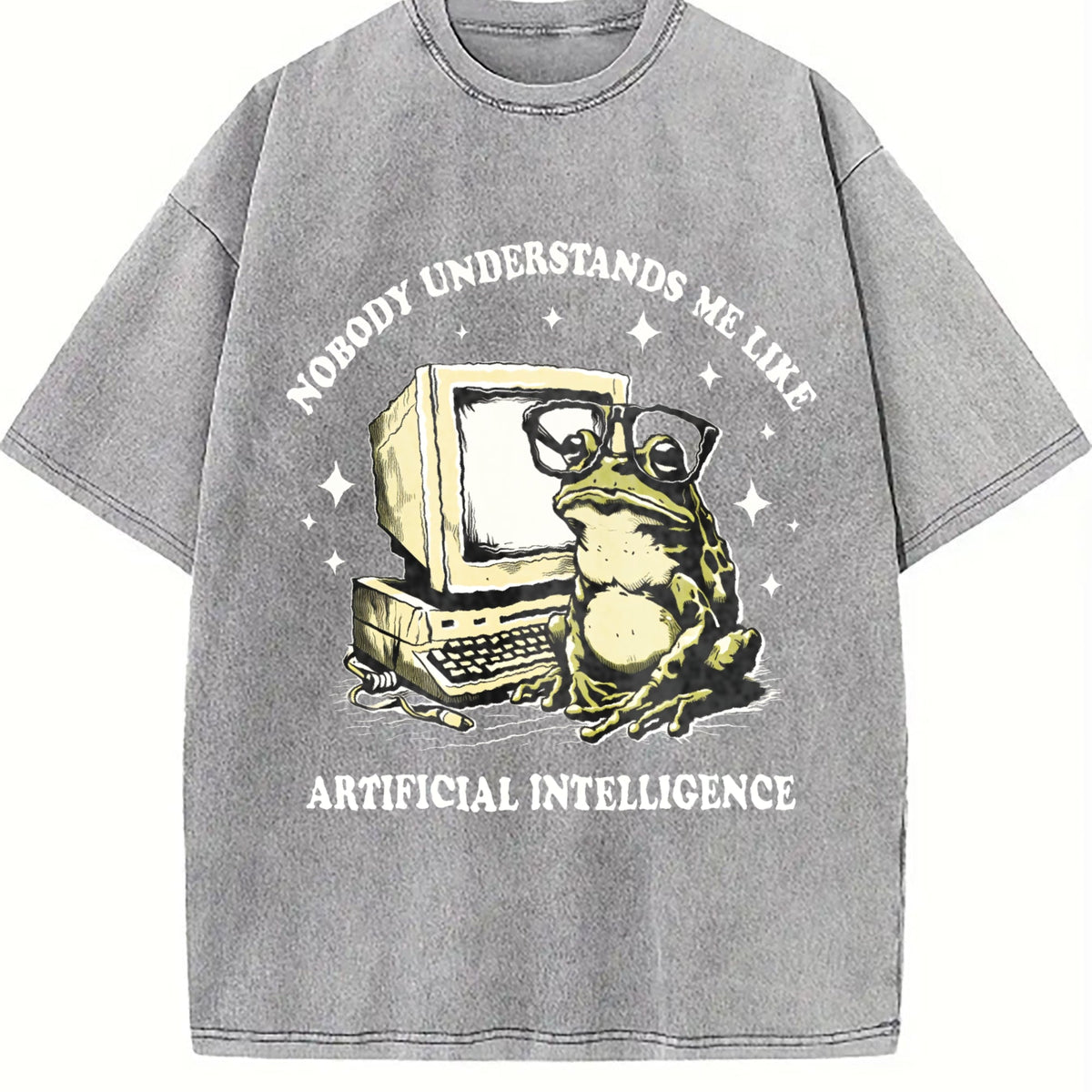 Funny Popular Ai Vintage Washed T-Shirt product image 5