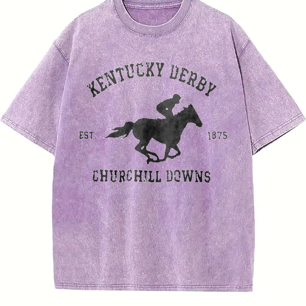 Kentucky Derby Grunge Toddler Vintage Washed T-Shirt product image 6