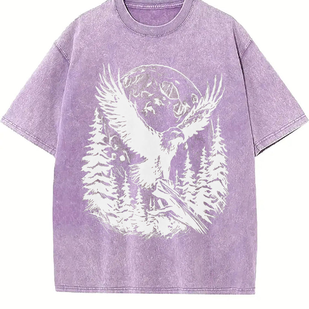 90s Eagle Moon Vintage Washed T-Shirt product image 6