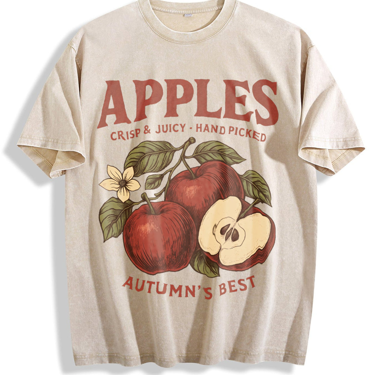 Apples Autumn's Best Vintage Washed T-Shirt product image 1