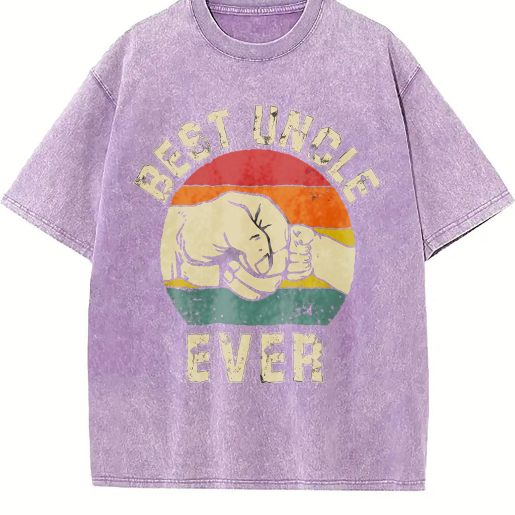 Best Uncle Ever Vintage Washed T-Shirt product image 6