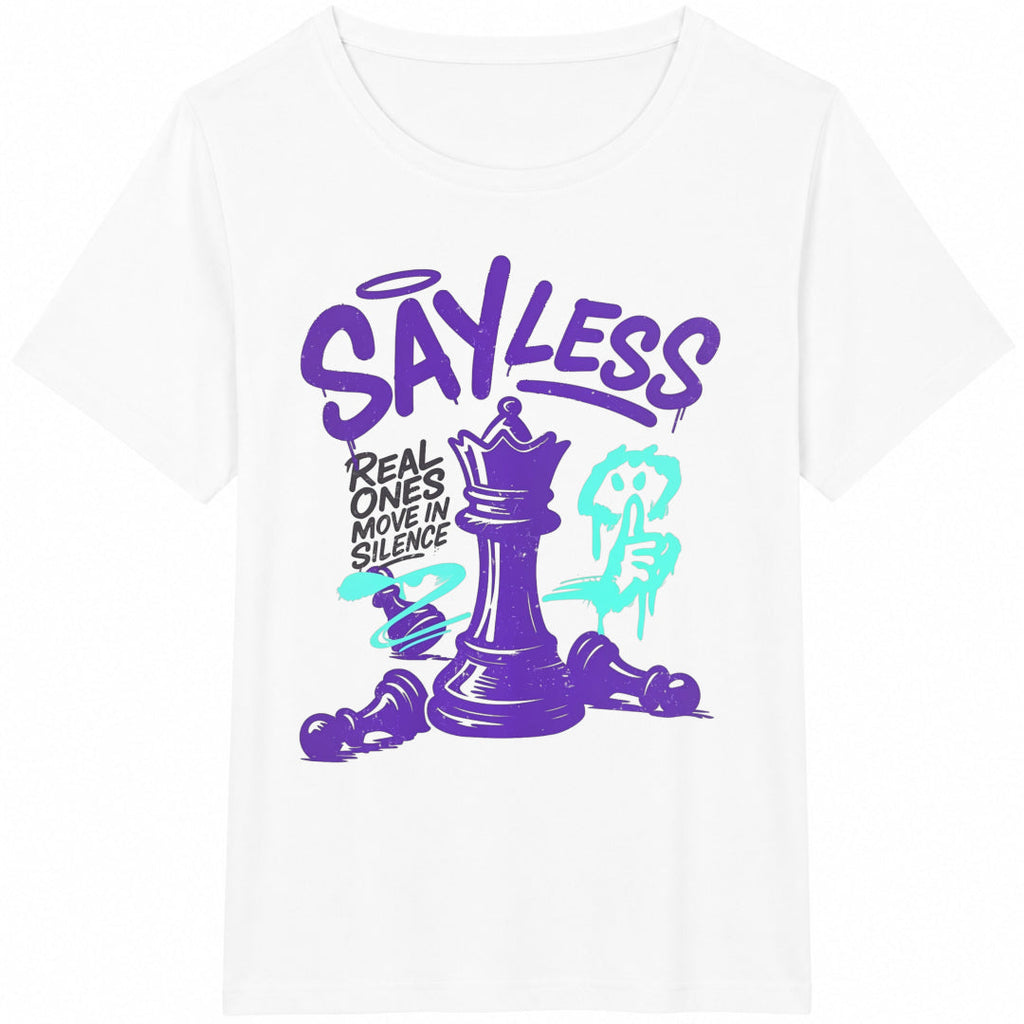 Man's Chess King Graffiti White For Boys Man Cotton T-Shirt product image 2