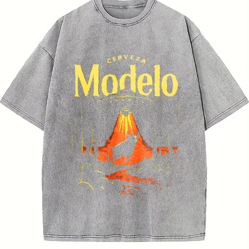 American-beer 'cerveza Modelo' UFO Abducting Bull Vintage product image 5