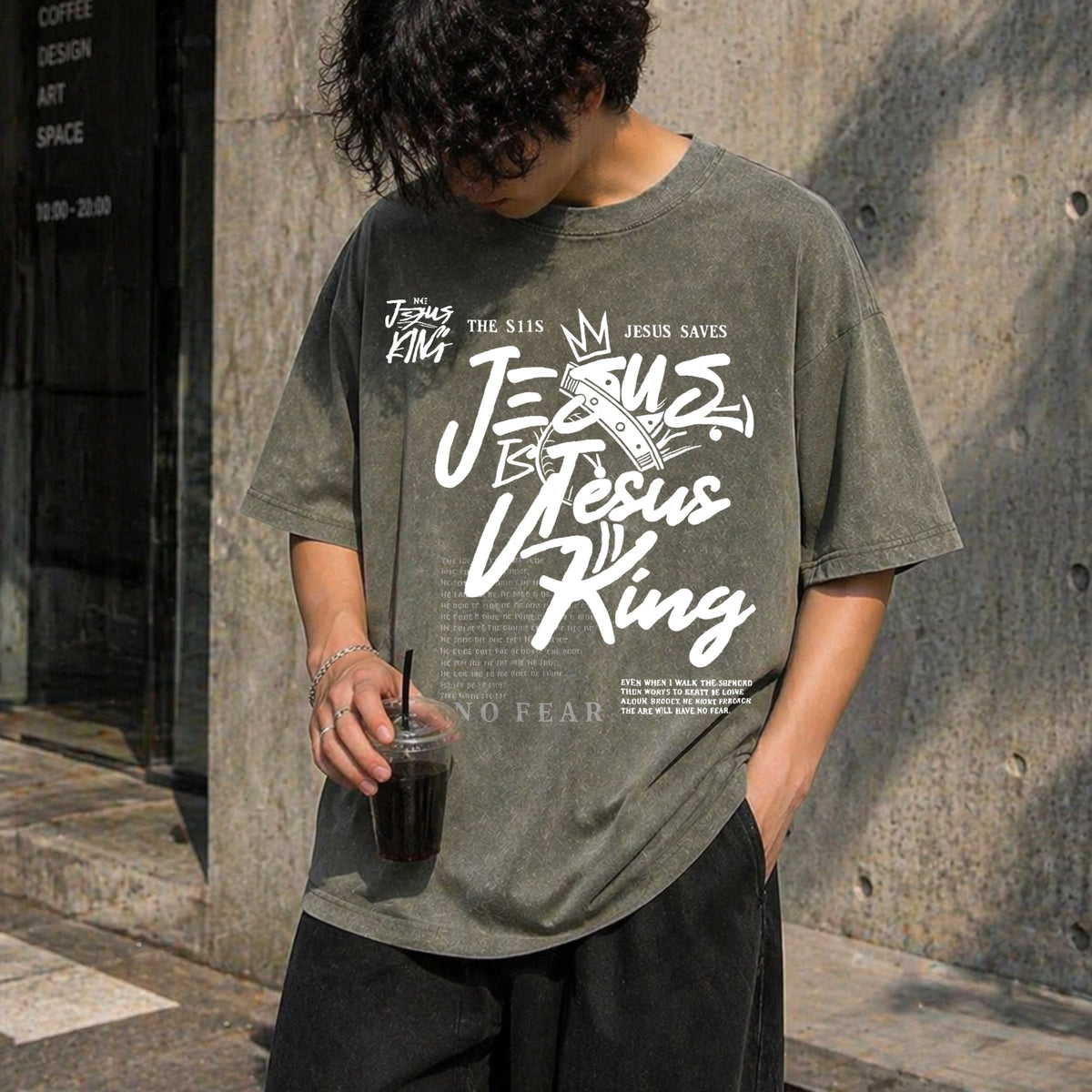 Christian Faith Vintage Washed T-Shirt product image 11