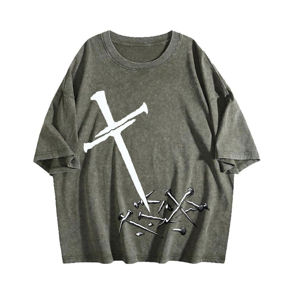 Grunge Vibes For The Explorer: Inverted Cross Vintage product image 4