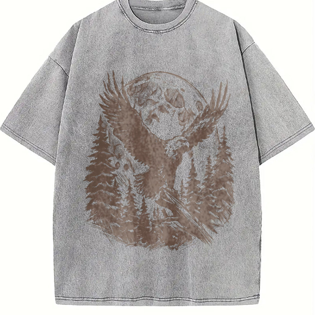 90s Eagle Moon Vintage Washed T-Shirt product image 5