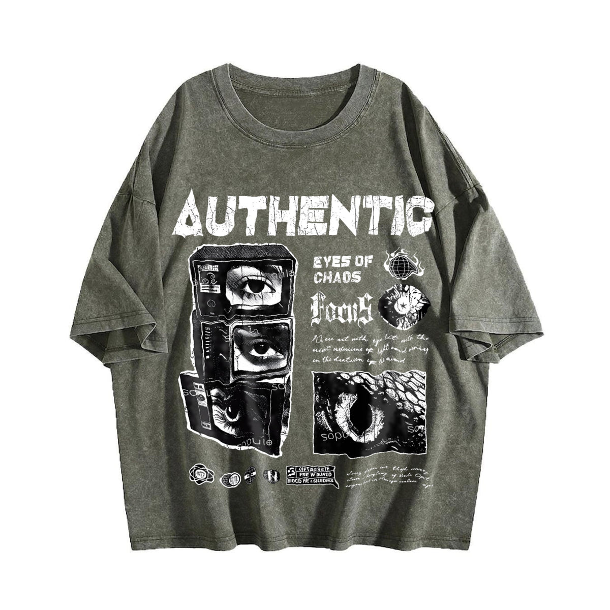 Authentic Eyes Of Chaos Vintage Washed T-Shirt product image 4