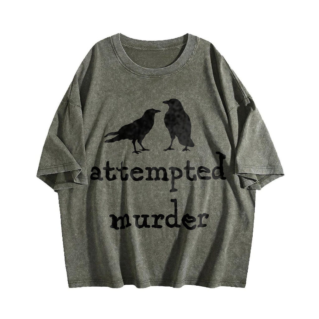 Funny Bird Vintage Washed T-Shirt product image 4