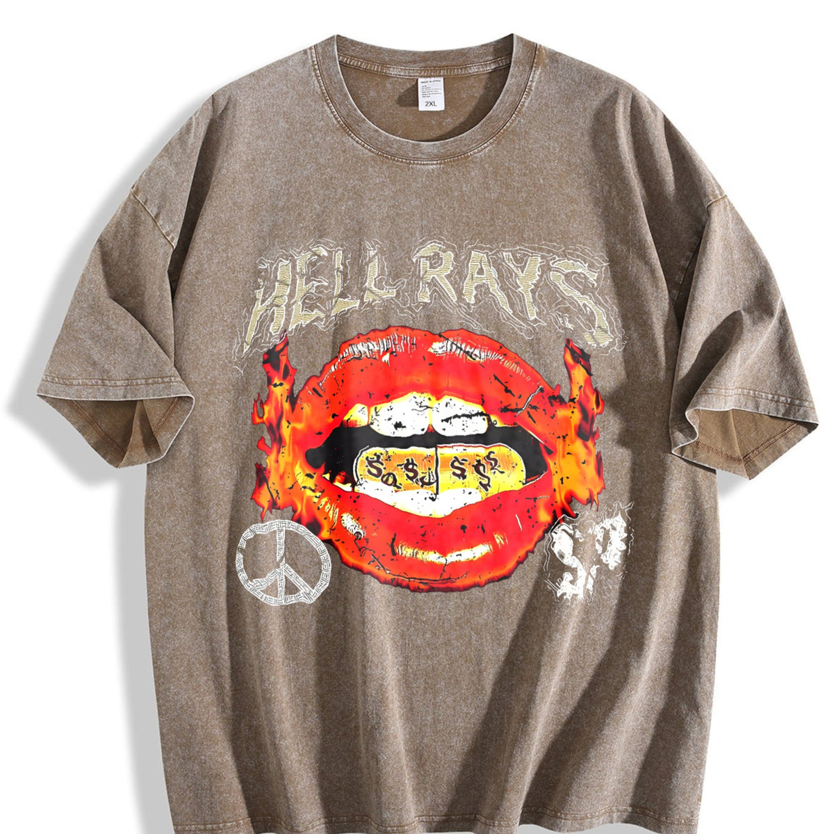 Flame Lips Dollar Vintage Washed T-Shirt product image 3