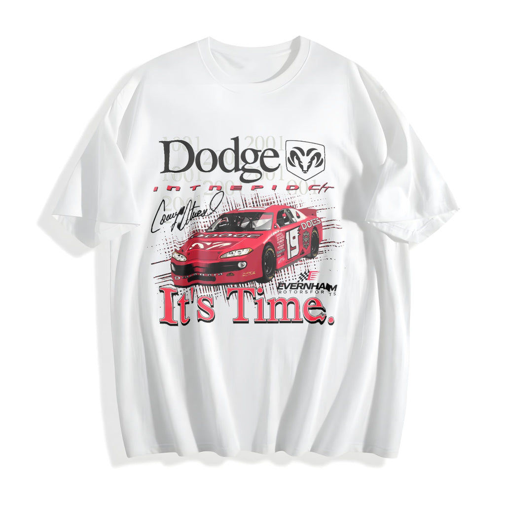 2001 Casey Atwood Dodge Medium White Cotton T-Shirt product image 2