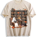 Ghost Reading Books Vintage Washed T-Shirt product image 1
