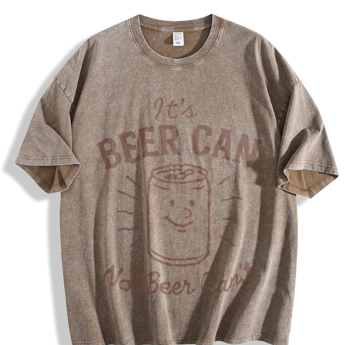 It's Beer Can Not Can't Vintage Washed T-Shirt product image 3