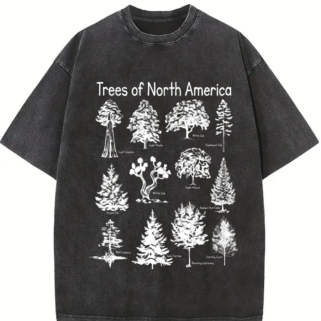 Trees Of North America Vintage Washed T-Shirt product image 2