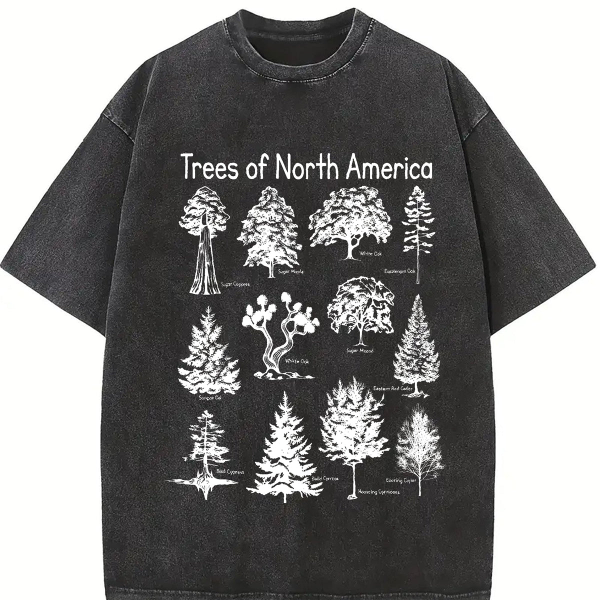 Trees Of North America Vintage Washed T-Shirt product image 2
