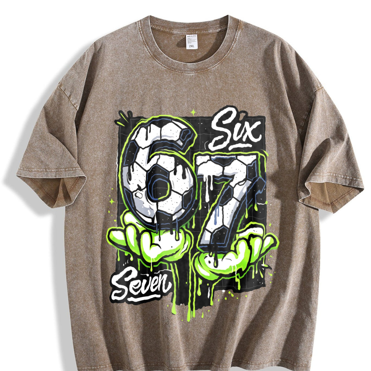 Global Soccer Fan Vintage Washed T-Shirt product image 3