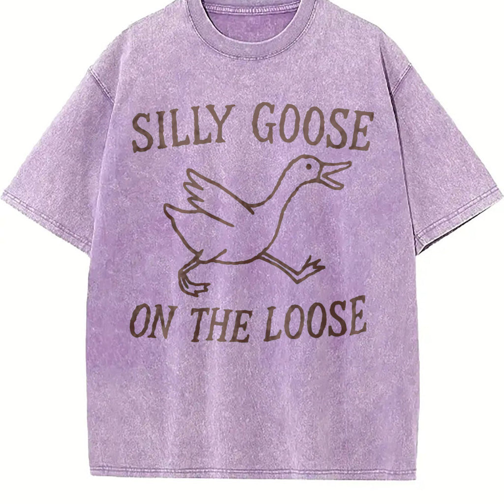 Silly Goose On Vintage Washed T-Shirt product image 6
