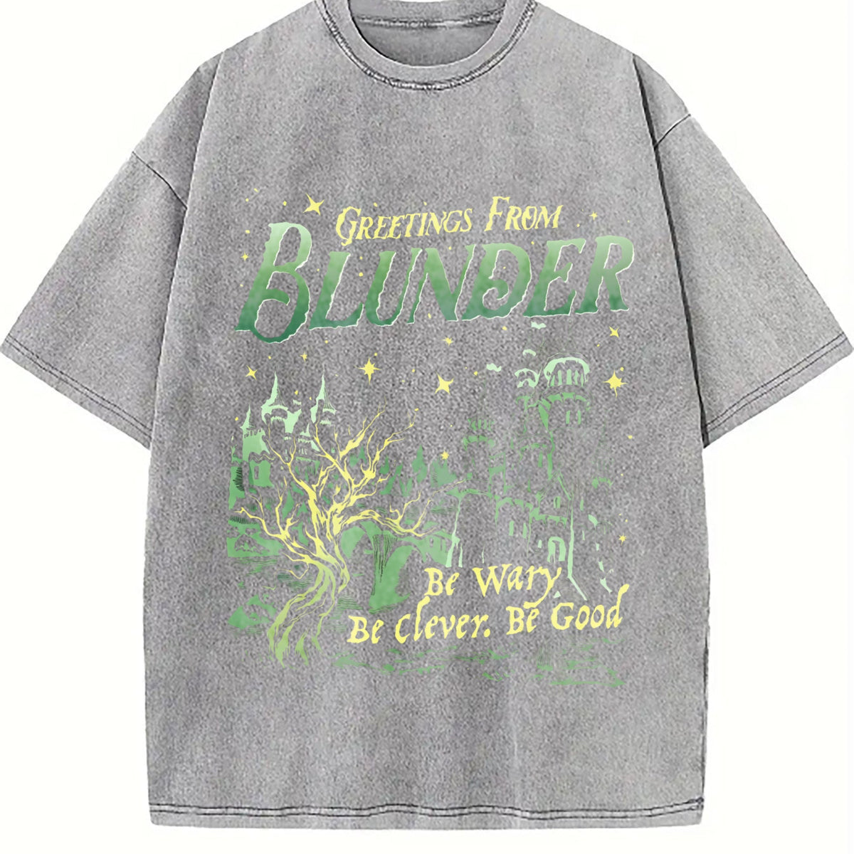 Greetings from Blunder Castle Vintage Washed T-Shirt product image 5