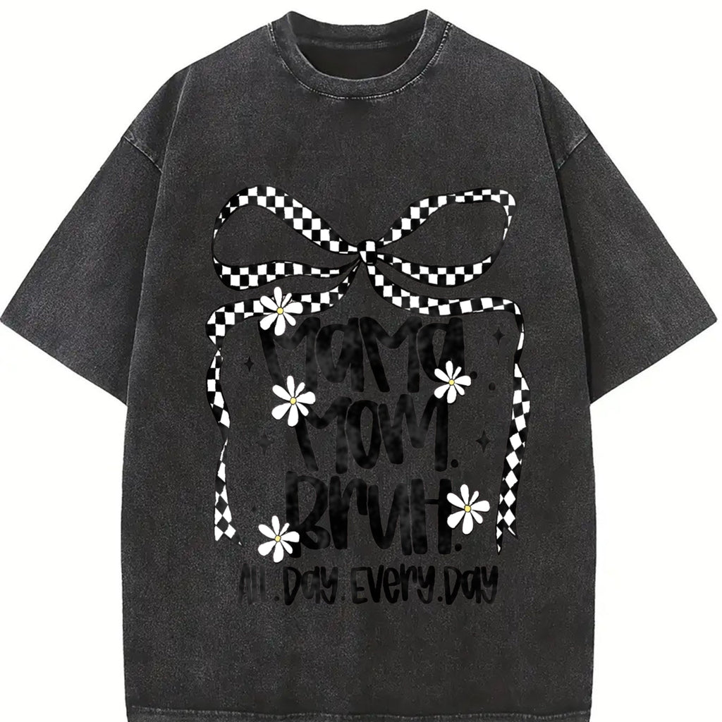 Mama Mommy Mom Vintage Washed T-Shirt product image 2