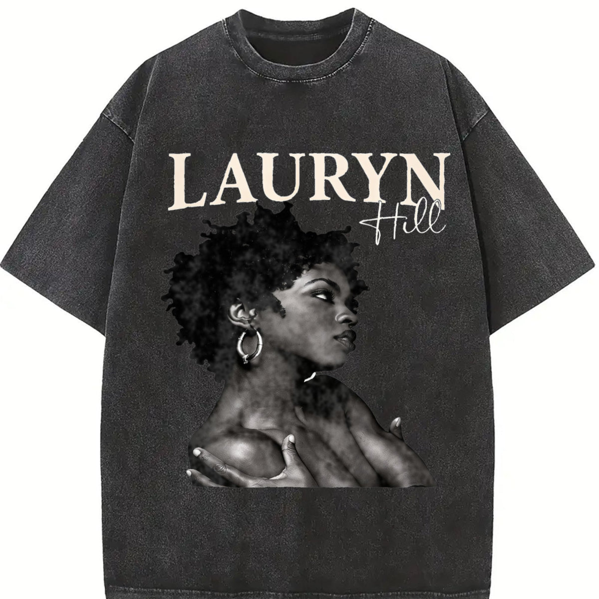 Lauryn Hill Portrait Vintage Washed T-Shirt product image 2