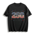 Patriotic 4th Of July 250th Anniversary Faux Patchwork USA product image 1