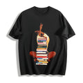 100 Black Woman And Books Stack Afro Girl Book Lover Cotton product image 1