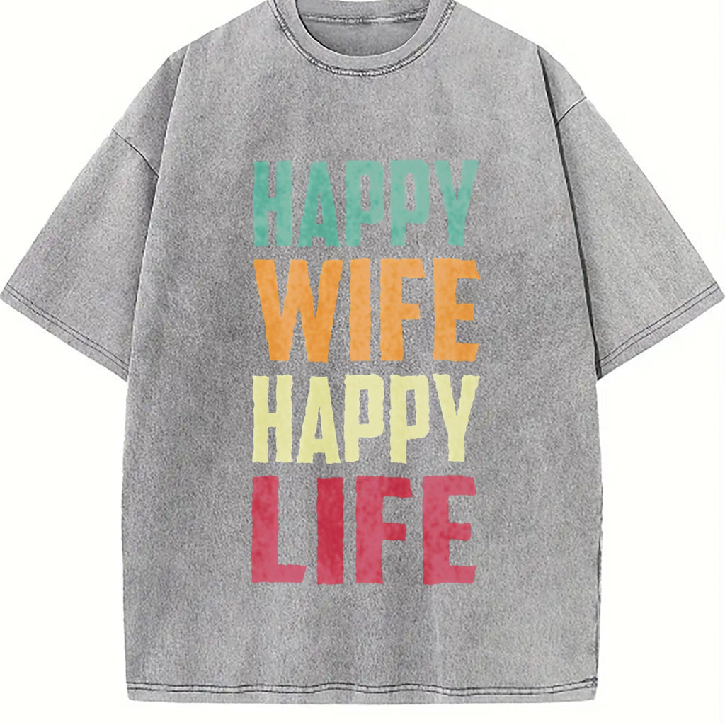 Funny Daughter Wife Slogan Vintage Washed T-Shirt product image 5