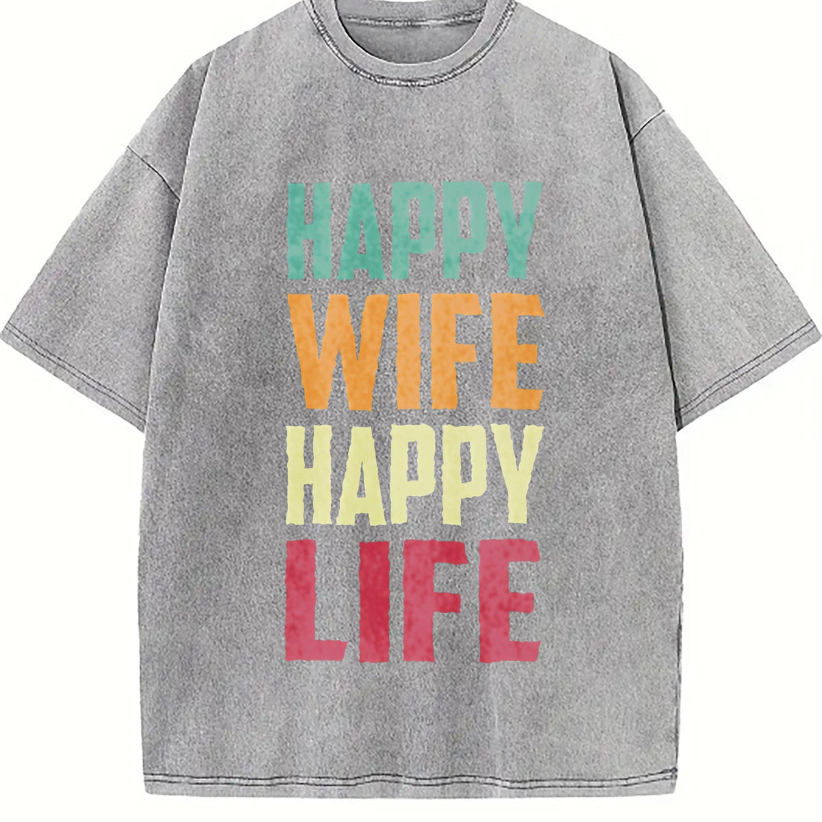 Funny Daughter Wife Slogan Vintage Washed T-Shirt product image 5