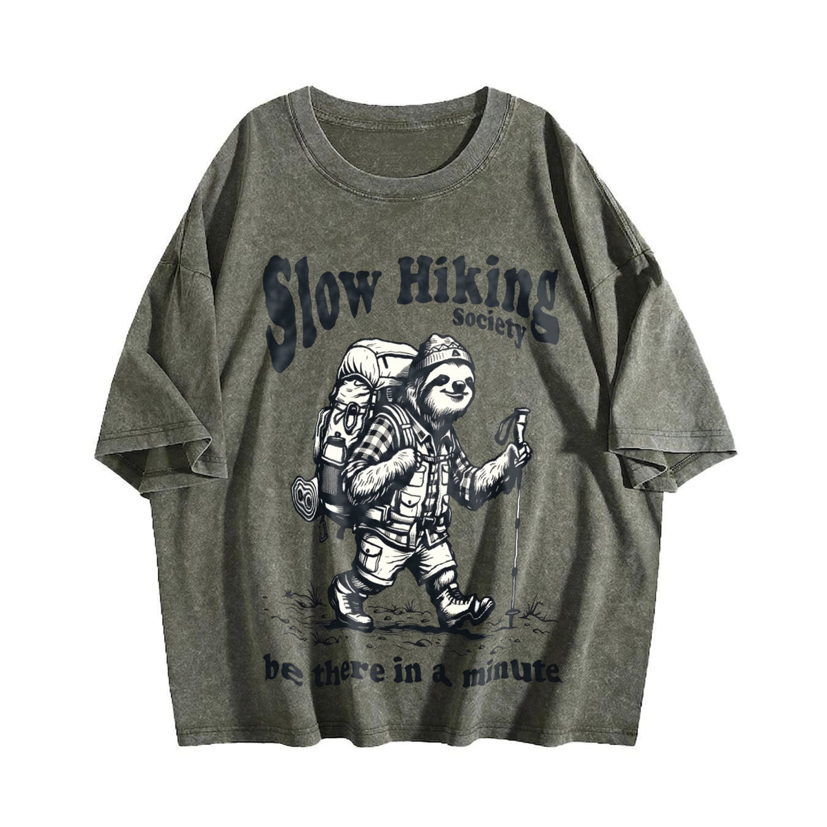 Slow Hiking Society Vintage Washed T-Shirt product image 4