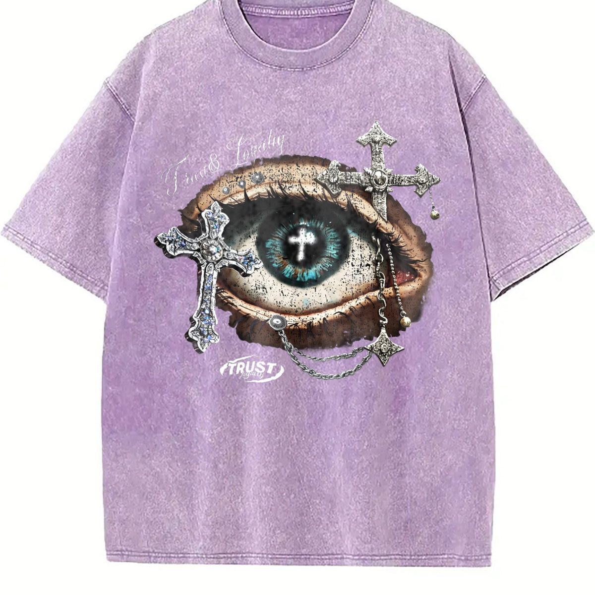 Eye & Cross Vintage Washed T-Shirt product image 6