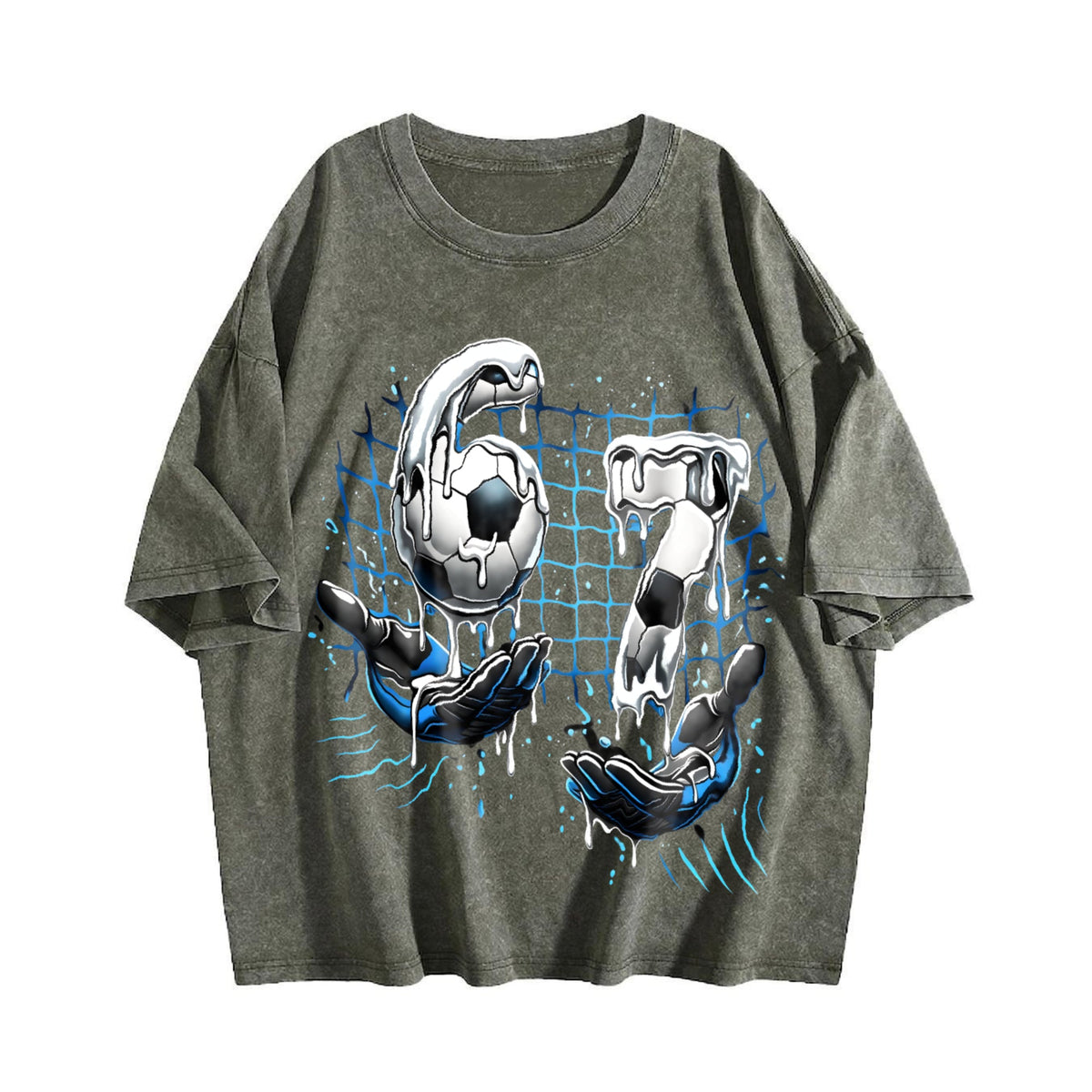Global Soccer Fan Vintage Washed T-Shirt product image 4
