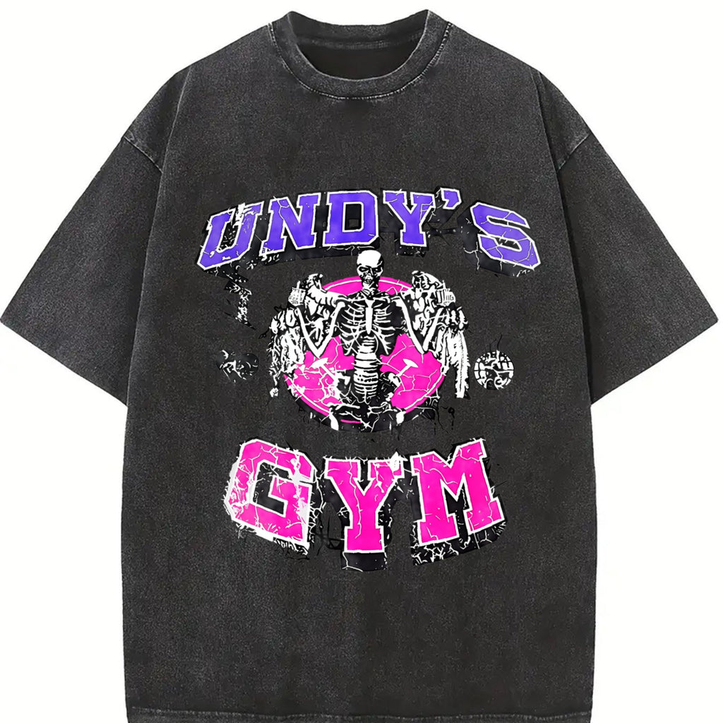 Undy's Gym Skeleton Vintage Washed T-Shirt product image 2