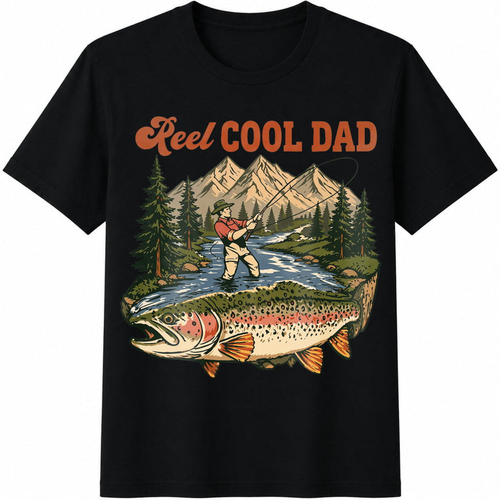 Reel Cool Dad Cotton T-Shirt product image 1