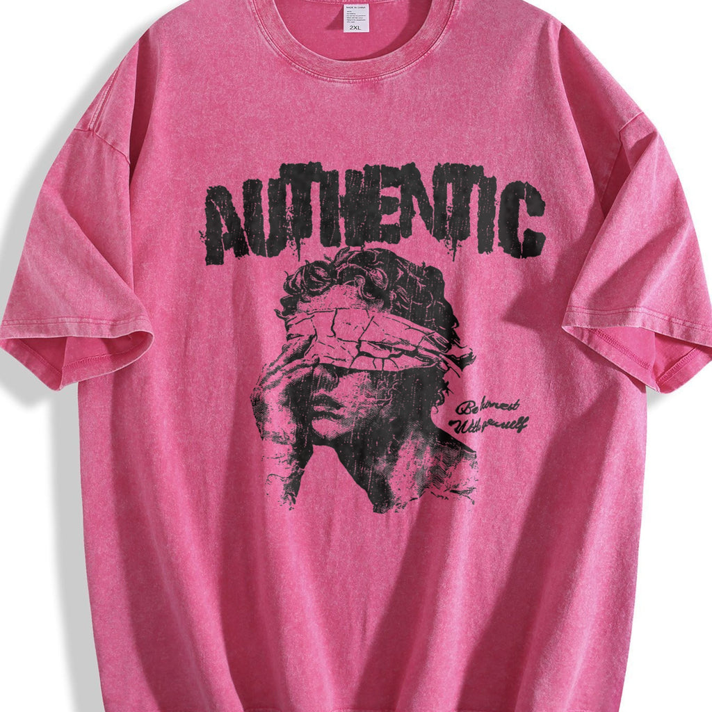 Authentic Blindfolded Statue Vintage Washed T-Shirt product image 7