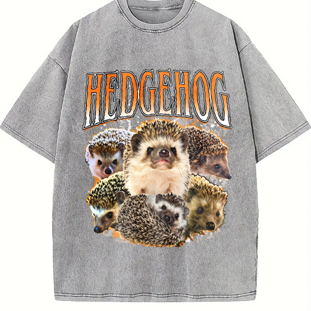 Hedgehog Vintage Washed T-Shirt product image 5