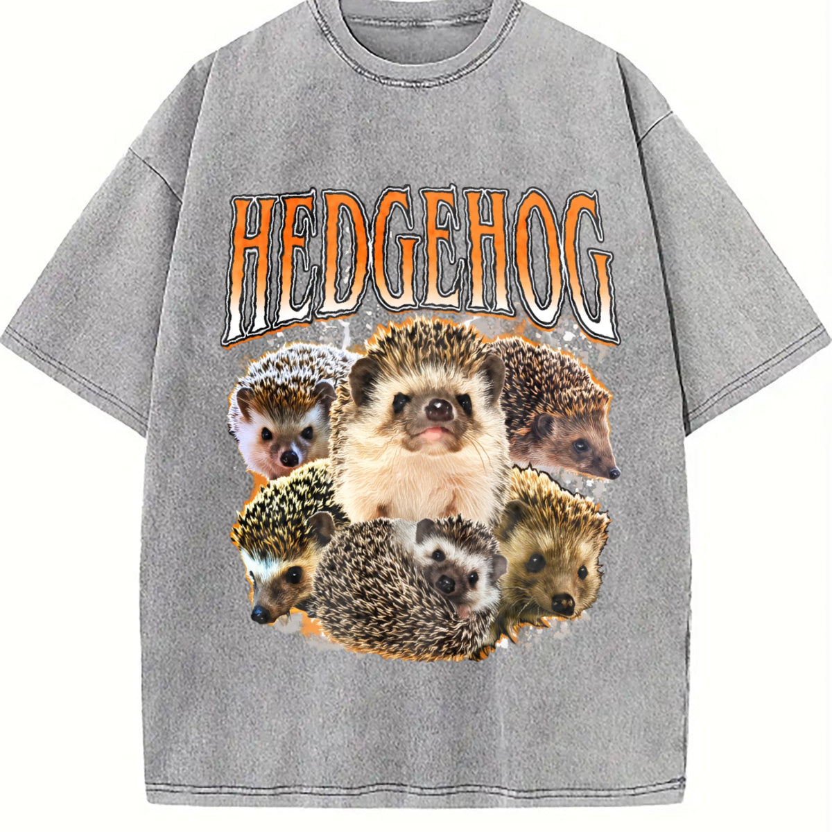 Hedgehog Vintage Washed T-Shirt product image 5