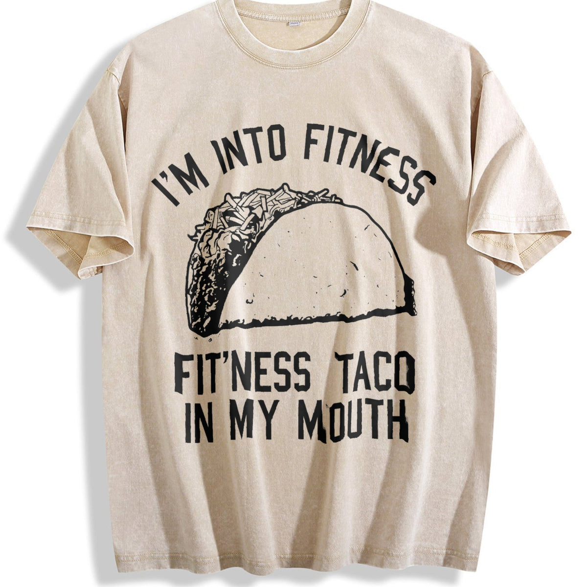 Fitness Taco Funny Humorous Gym Novelty Sarcastic Guys product image 1