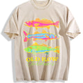 Summer Old Row Outdoor Fish Vintage Washed T-Shirt product image 1