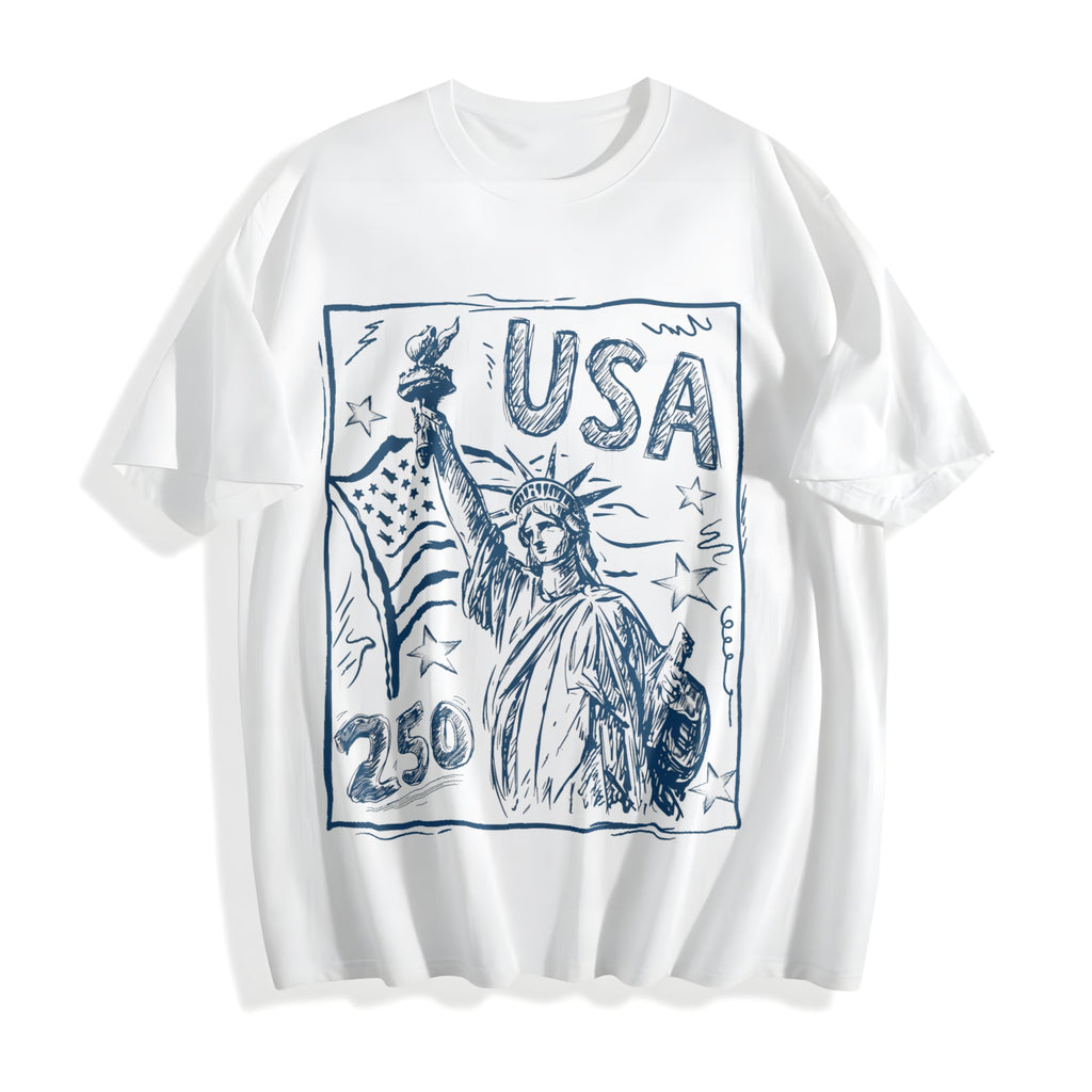 Statue Of Liberty Cotton T-Shirt product image 2