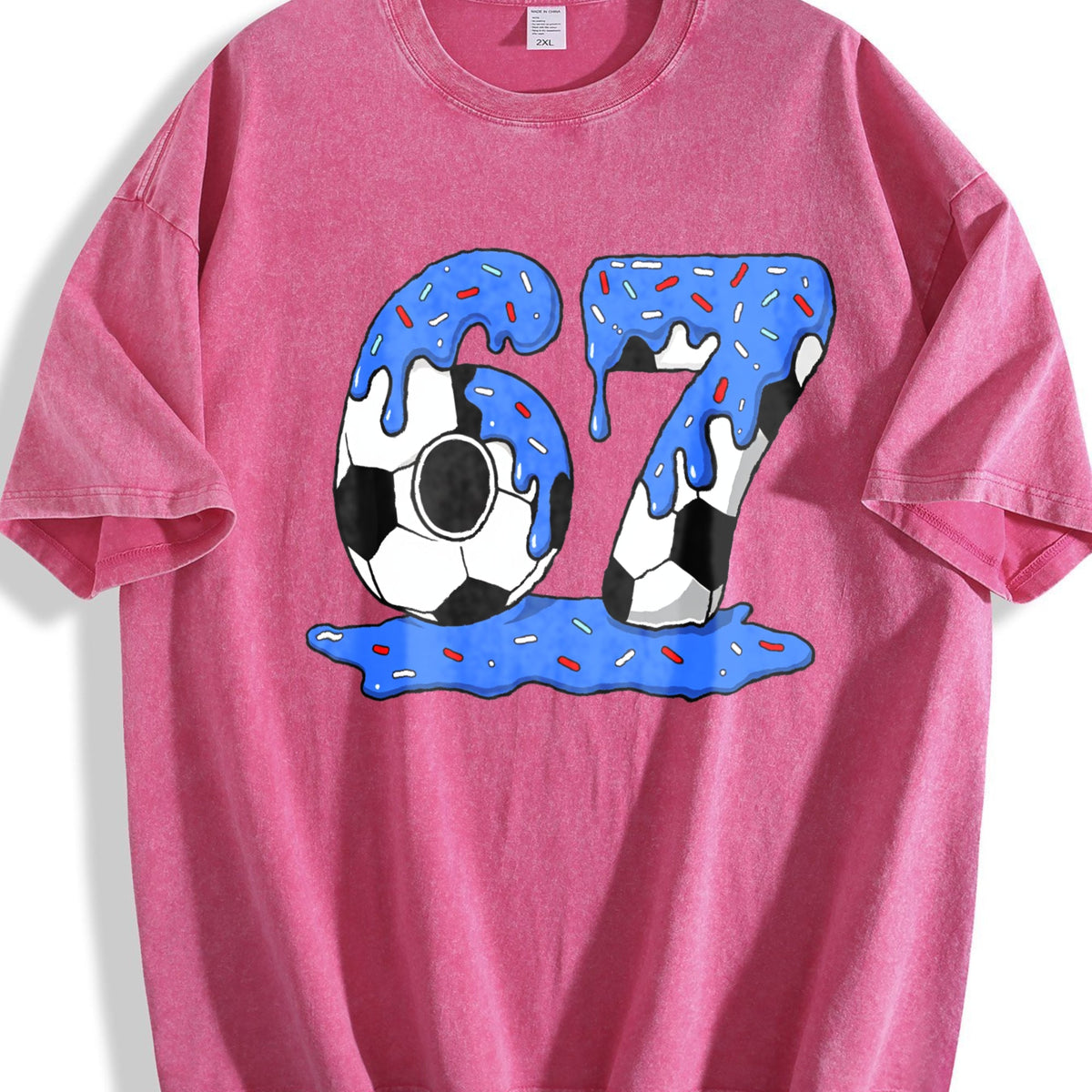 Global Soccer Fan Vintage Washed T-Shirt product image 7