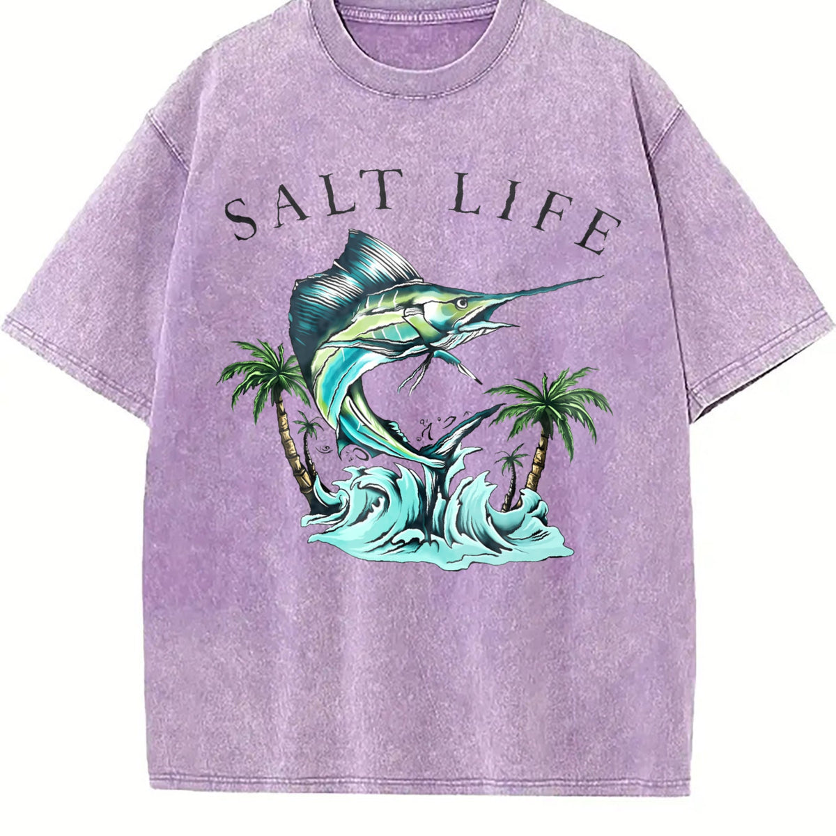 Saltwater Fishing Vintage Washed T-Shirt product image 6
