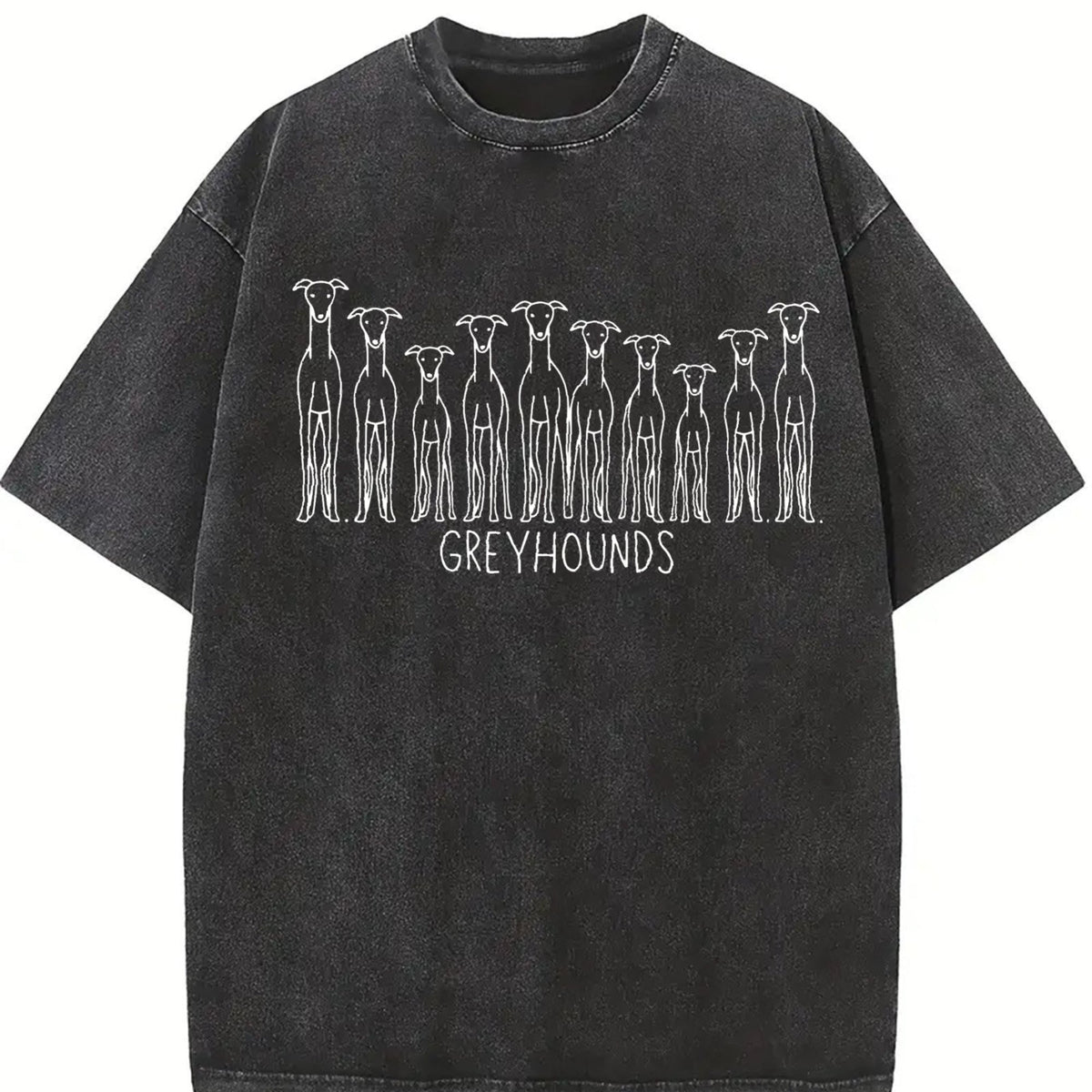 Greyhound Lover Vintage Washed T-Shirt product image 2