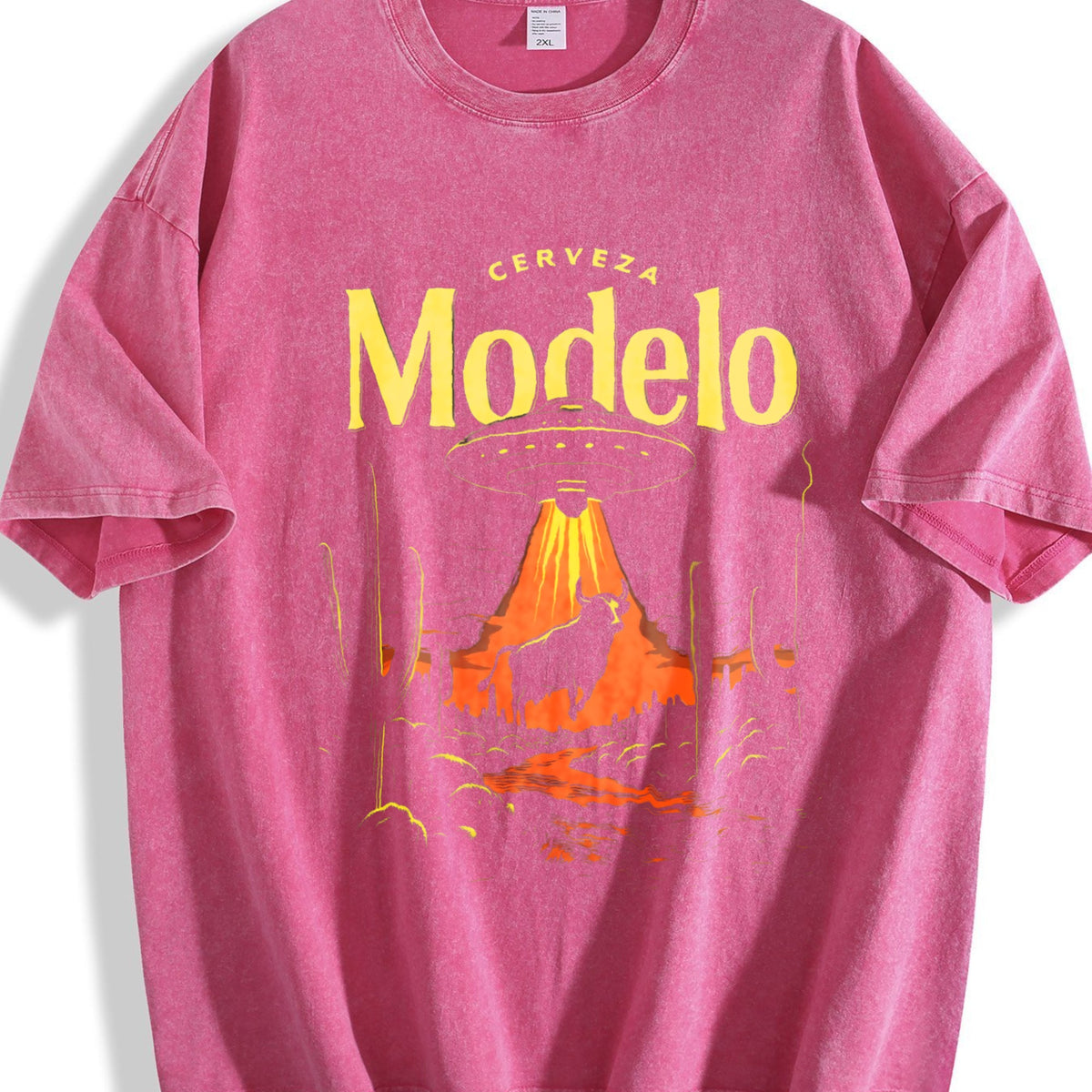 American-beer 'cerveza Modelo' UFO Abducting Bull Vintage product image 7