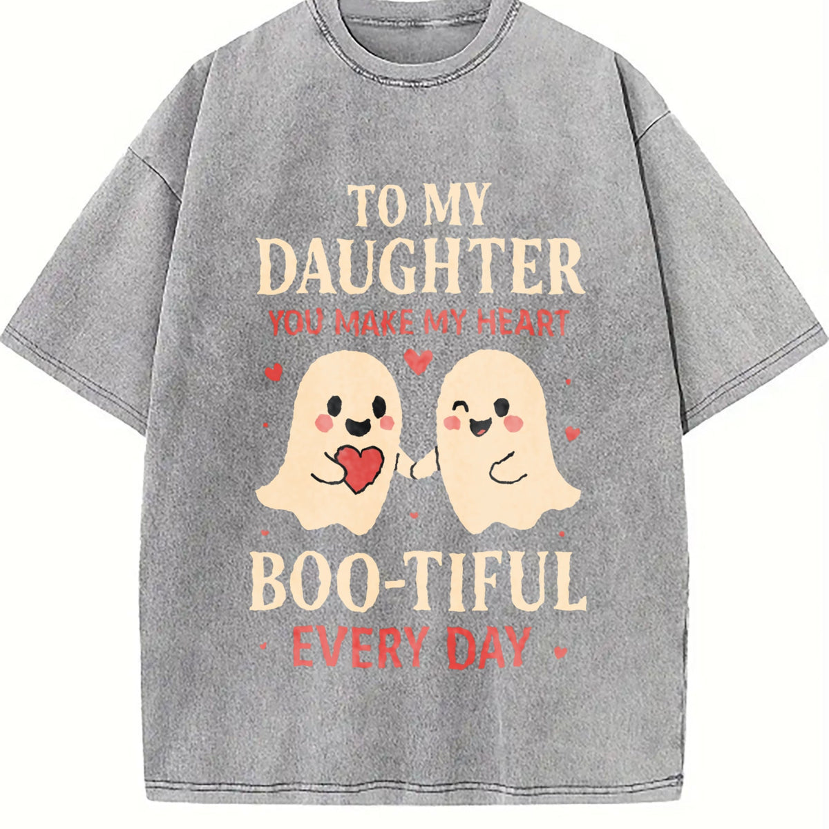 Funny Daughter Wife Slogan Vintage Washed T-Shirt product image 5