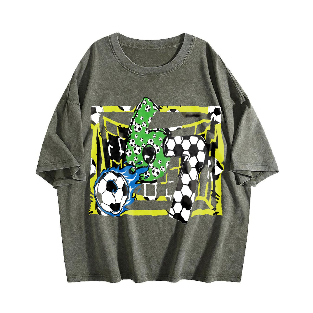 Global Soccer Fan Vintage Washed T-Shirt product image 4