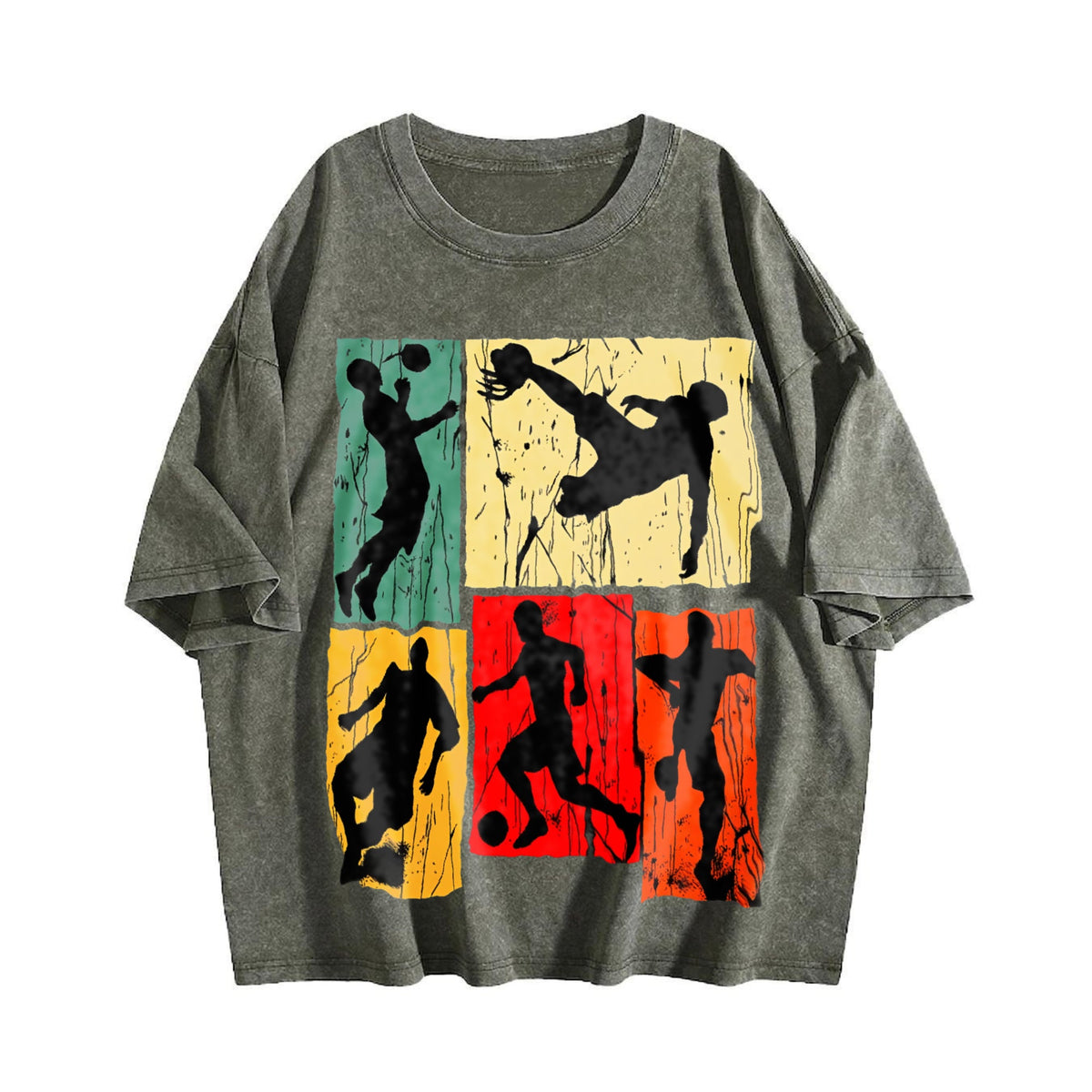 Global Soccer Fan Vintage Washed T-Shirt product image 4