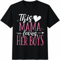 1piece Set-- Mom Loves Her - Birthday Present Cotton T-Shirt product image 1