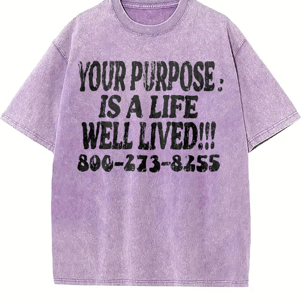 Your Purpose Mental Health Awareness Slogan White Vintage product image 6