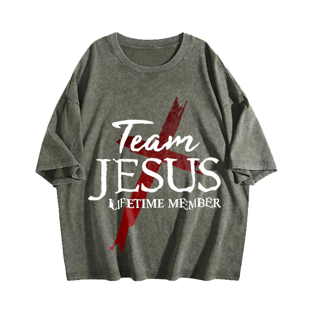 100 Christian God Faith Lifetime Member Team Jesus Vintage product image 4