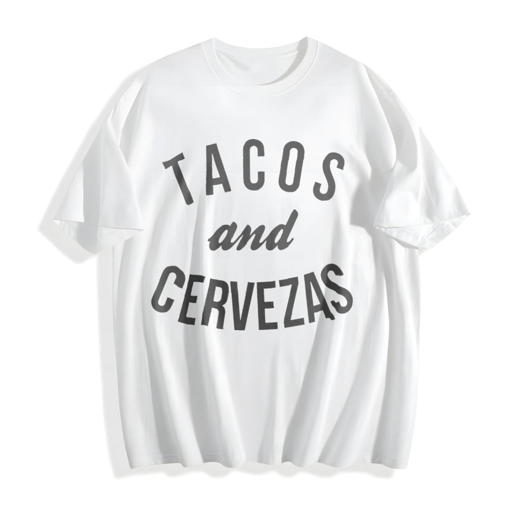 Tacos And Cervezas Funny Cotton T-Shirt product image 2