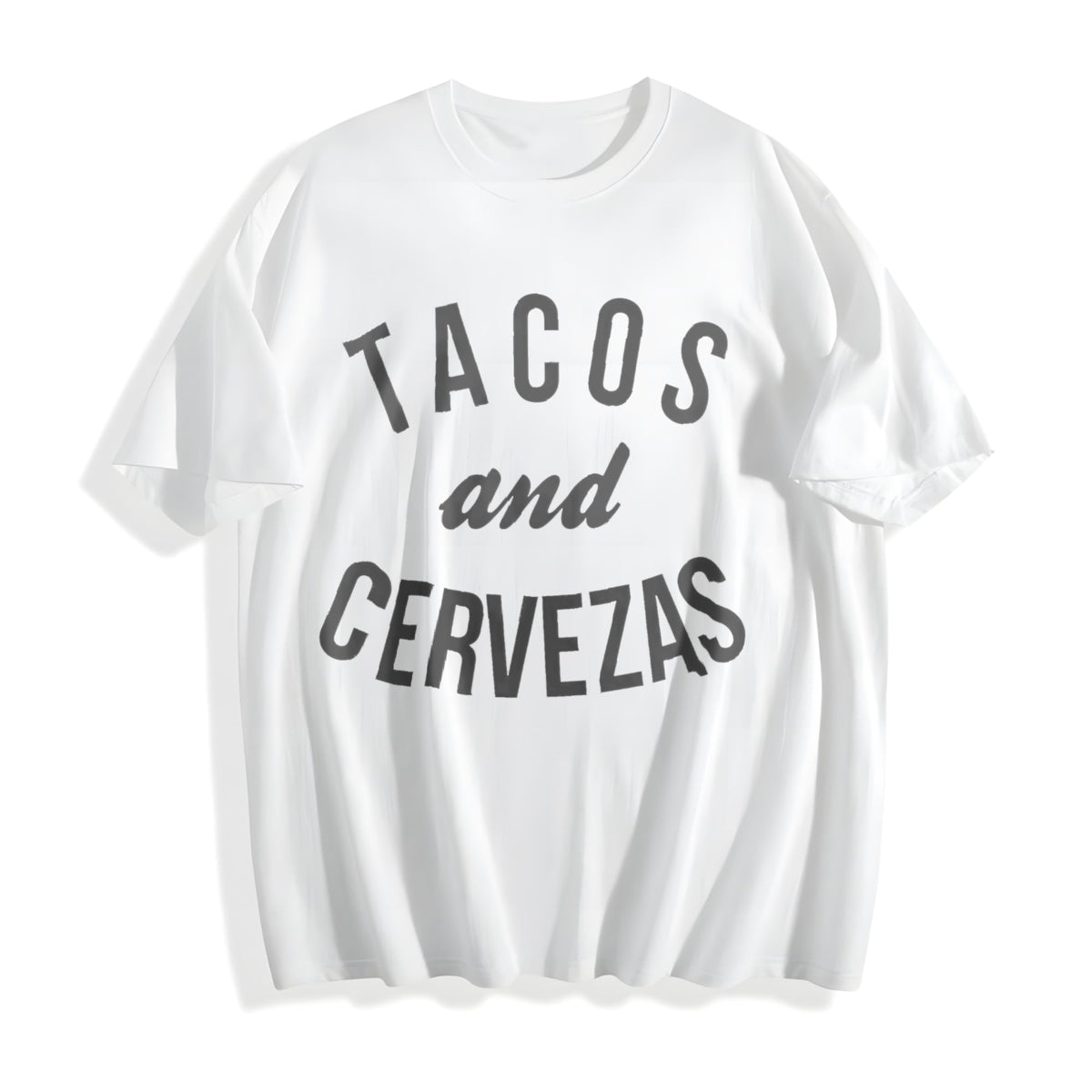 Tacos And Cervezas Funny Cotton T-Shirt product image 2